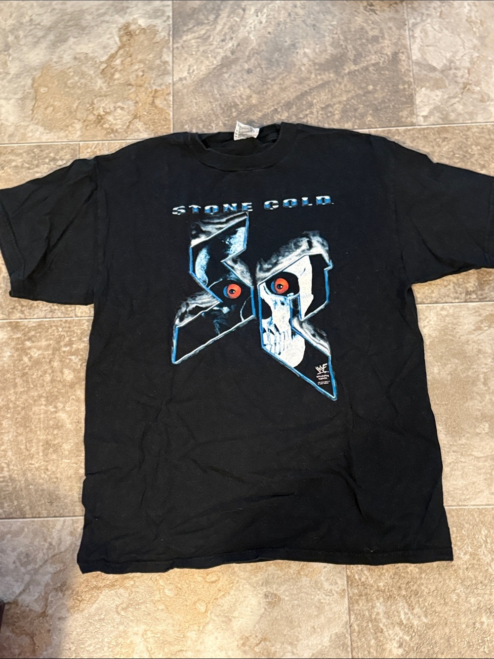 Vintage 1998 WWF Stone Cold Steve Austin Black T-Shirt